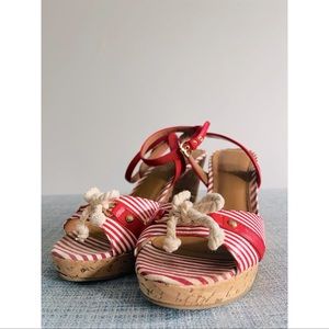 Sperry Top Sider Nautical Wedges 8M
